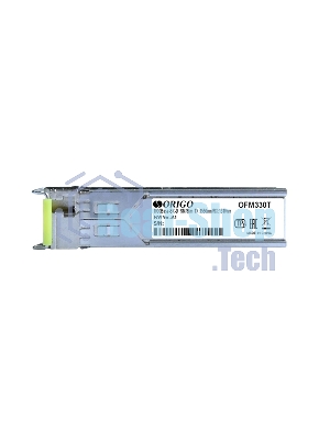 Трансивер ORIGO OFM330T/10KM WDM SFP Transceiver, 1000Base-BX-D, Simplex LC, TX: 1550nm, RX: 1310nm, Single-mode, 10KM
