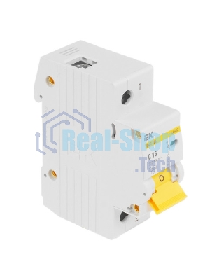 Выключатель автоматический модульный 1п C 16А 10кА ВА47-100 IEK MVA40-1-016-C