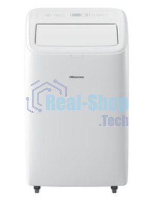 Кондиционер мобильный Hisense AP-12CW4GQCS00 12000 BTU, 25 м², 50 дБ, охлаждение, осушение, белый