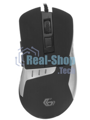 Мышь проводная Gembird MG-520 черный, 3200 dpi, USB, кнопки - 6