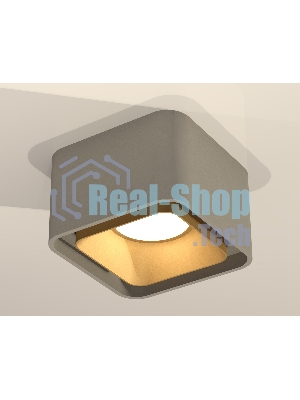 Светильник Ambrella Light XS7834004 SGR/SGD серый песок/золото песок MR16 GU5.3 (C7834, N7704)