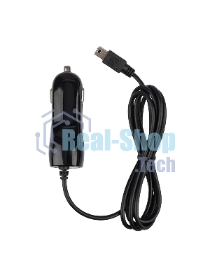 Автозарядка в прикуриватель Rexant microUSB (АЗУ) (5 V, 1000 mA) шнур спираль 1.2 м черный