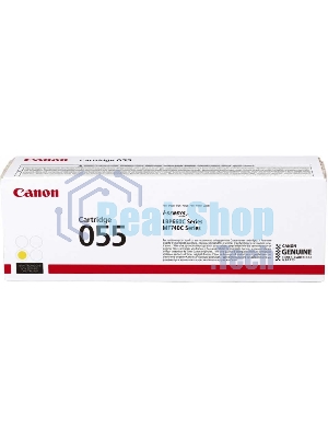 Картридж лазерный Canon 055 Y 3013C002 желтый (2100 стр.) для Canon MF746Cx/MF744Cdw/MF742Cdw/LBP664Cx/663Cdw