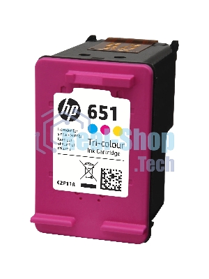 Картридж струйный HP 651 C2P11AE трехцветный для HP DJ IA5575e (300 стр.)