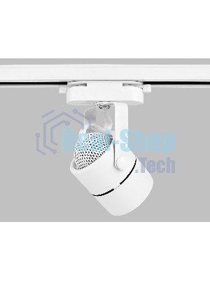 Трековый однофазный светильник со сменной лампой Ambrella light GL5101 WH белый GU10 max 12W