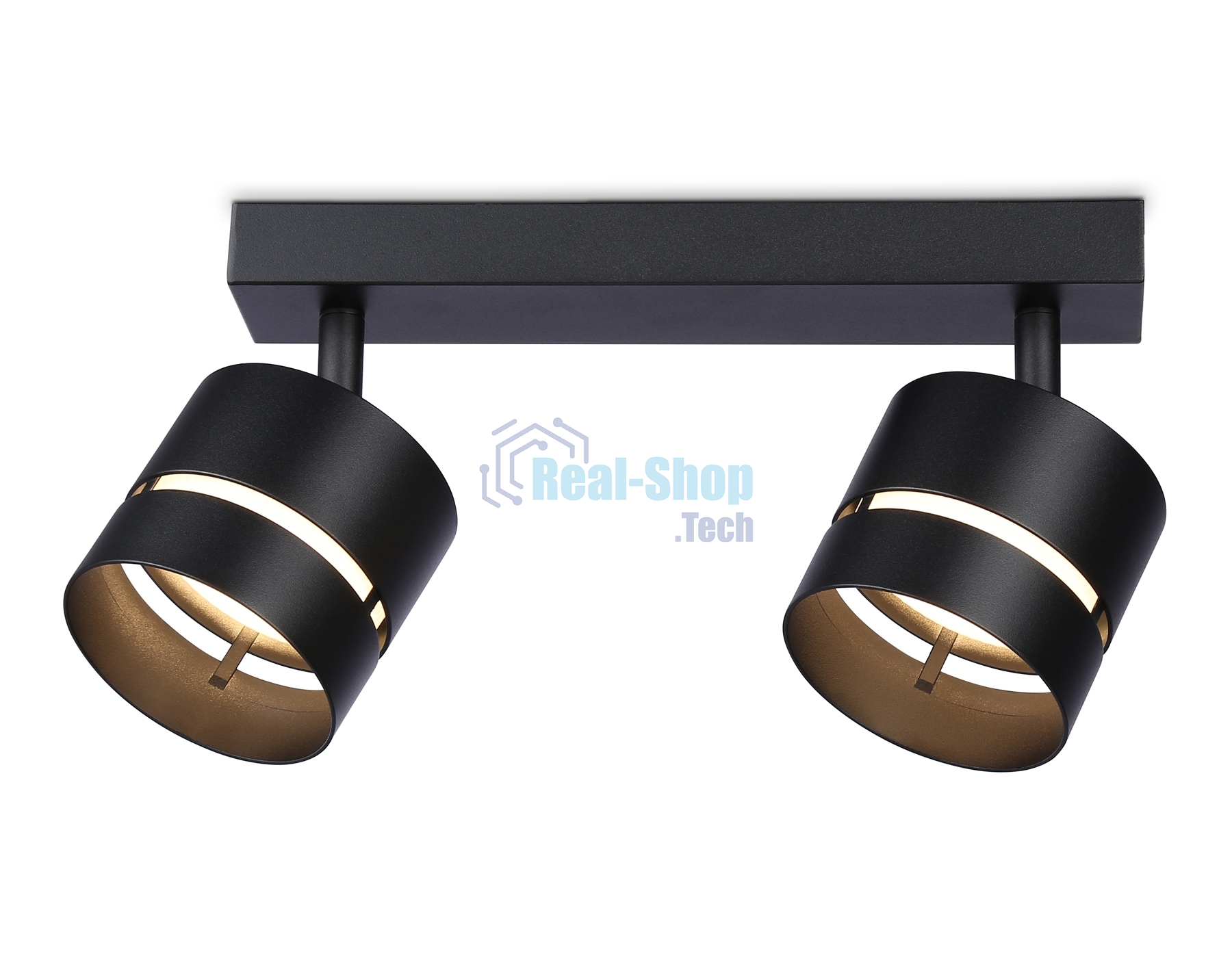Светильник Ambrella light TN71060/2 BK черный GX53/2 max 12W 280*85*150