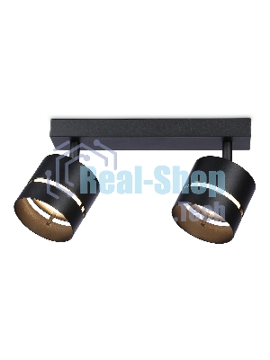 Светильник Ambrella light TN71060/2 BK черный GX53/2 max 12W 280*85*150