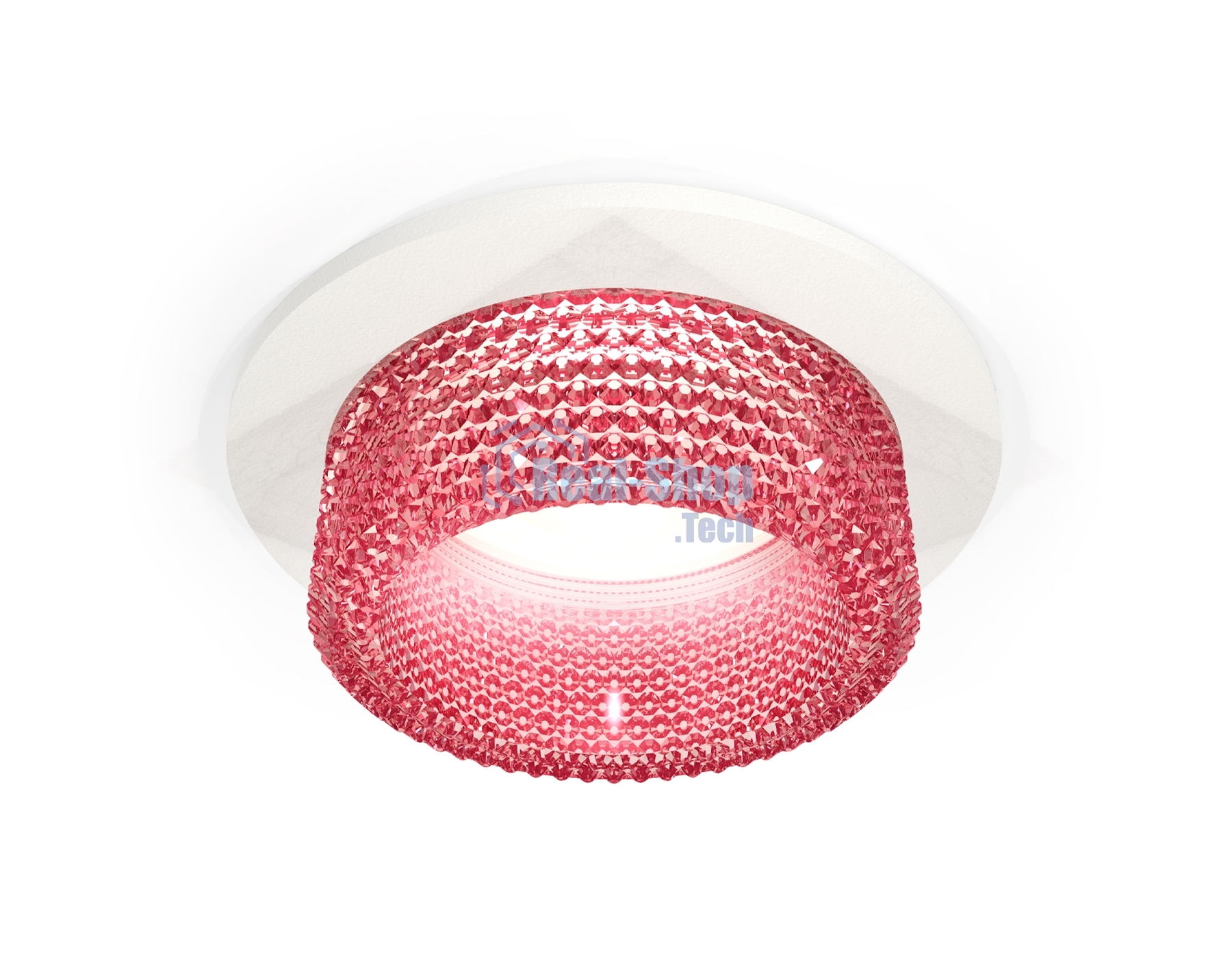 Комплект встраиваемого светильника Ambrella light XC6512042 SWH/PI белый песок/розовый MR16 GU5.3 (C6512, N6152)