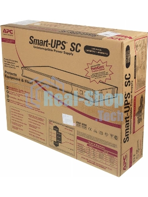 Источник бесперебойного питания APC Smart-UPS SC SC450RMI1U / 450ВА / 280Вт / 4xIEC-320-C14
