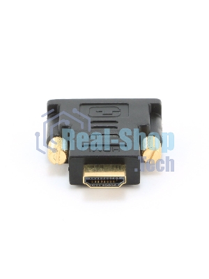 Адаптер (переходник) Gembird HDMI-DVI A-HDMI-DVI-1, 19M/19M, золотые разъемы, пакет