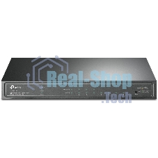 Коммутатор TP-Link JetStream 8-Port Gigabit Smart Switch with 4-Port PoE+, 4× Gigabit PoE+ Ports, 802.3at/af, 62 W PoE Power, Desktop Steel CaseIntegration with Omada SDN Controller, 802.1Q VLAN, STP/RSTP/MSTP, IGMP Snooping, 802.1p/DSCP QoS, ACL, 802.1x, Radius/Tac