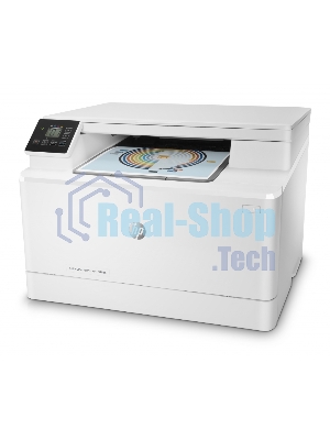 МФУ лазерное HP Color LaserJet Pro MFP M182n (7KW54A), A4, цветной, печ. до 16 стр/мин., 600 x 600 dpi (печать) 1200x1200dpi (скан.), USB, RJ-45, Air Print, Mopria