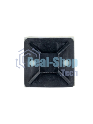 Площадка EKF plc-20x20-b самоклеящаяся (20х20 мм.) черная (100 шт.) EKF