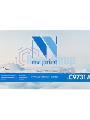 Картридж лазерный NVPrint совместимый HP C9731A Cyan для LJ Color 5500/5550 (12000k)