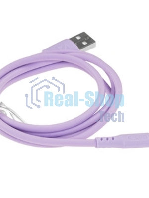 Кабель Defender F207, USB 2.0 (AM) - Type C, 1метр, 2.4А, силиконовая оплетка, красный.