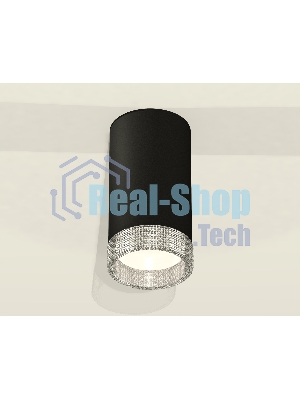 Светильник Ambrella Light XS8162010 SBK/CL черный песок/прозрачный GX53 (C8162, N8480)
