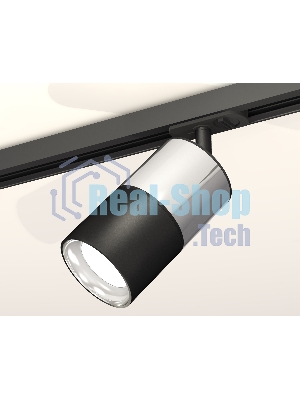 Светильник Ambrella light XT7402070 SBK/PSL/PBK черный песок/серебро полированное/черный полированный MR16 GU5.3
