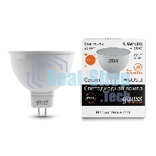 Лампа cветодиодная Gauss LED Elementary 13516MR16 GU5.3 5.5W 2700К1/10/100