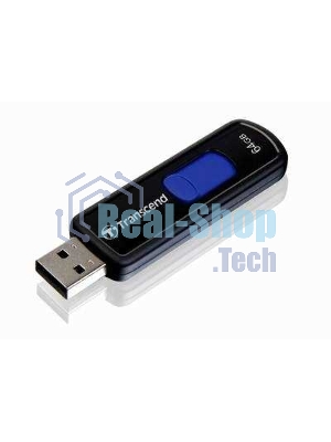 Флешка USB Transcend JetFlash 760 (TS64GJF760), 64Gb, USB 3.0, R/W 130/40, черный/синий