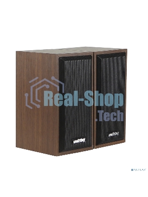 Акустическая система SmartBuy ONE, дерево, 6 Вт, питание от USB, коричневые (SBA-102)/20