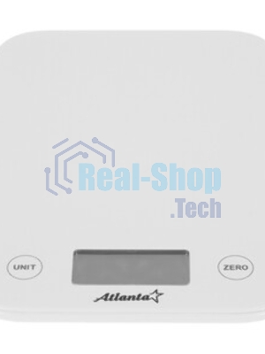 Весы кухонные электронные Atlanta ATH-6198 белый