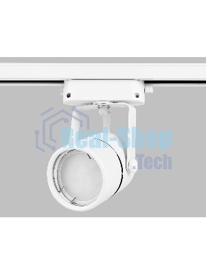 Трековый однофазный светильник со сменной лампой Ambrella light GL5101 WH белый GU10 max 12W