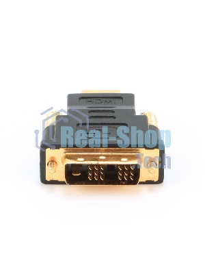 Адаптер (переходник) Gembird HDMI-DVI A-HDMI-DVI-1, 19M/19M, золотые разъемы, пакет
