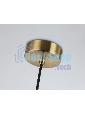 Светильник Ambrella light LH56111 BK/BS/CL черный/латунь/прозрачный E14 max 40W D65*1500