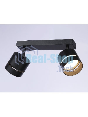 Светильник Ambrella light TN71060/2 BK черный GX53/2 max 12W 280*85*150