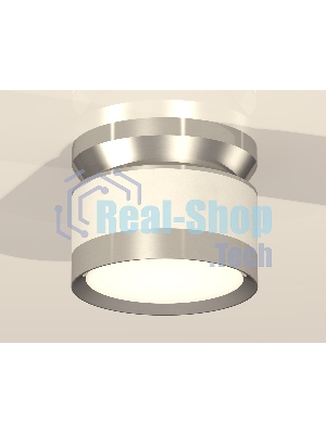 Светильник Ambrella Light XS8101055 SWH/PSL белый песок/серебро полированное GX53 (N8904, C8101, N8118)