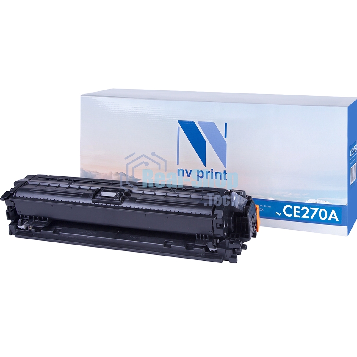 Картридж лазерный NVPrint совместимый HP CE270A черный для LJ Color CP5520 (13500k)