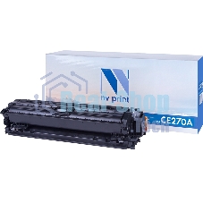 Картридж лазерный NVPrint совместимый HP CE270A черный для LJ Color CP5520 (13500k)