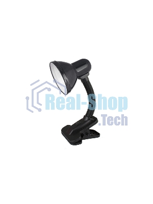 Светильник Ultraflash UF-320 C02 (12362) настольный на прищепке E27 черный 60Вт