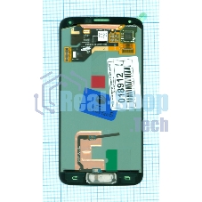 Дисплей для Samsung Galaxy S5 SM-G900H белый с кнопкой home