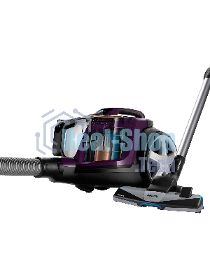 Пылесос Philips FC9734/01 фиолетовый, 470/2100 Вт, уборка сухая, пылесборник контейнер 2 л