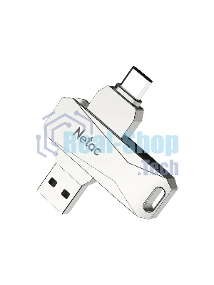 Флешка USB Netac U782C NT03U782C-032G-30PN dual USB 3.0+TypeC 32Gb, retail version