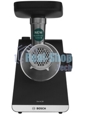Мясорубка электрическая Bosch MFWS640B черный, 2100 Вт, 3.5 кг/мин, реверс, насадки - 9