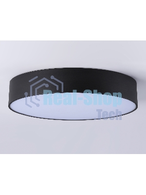 Потолочный светодиодный светильник Ambrella light FV5534 BK черный LED 60W 4200K D500*58 (Без ПДУ)