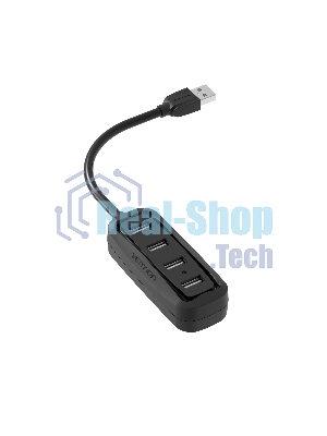 USB-концентратор Vention VAS-J43-B100, USB 2.0, USB 4 порта, USB