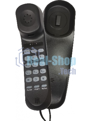 Телефон проводной Ritmix RT-002 черный