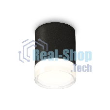 Светильник Ambrella Light XS6302064 SBK/FR/CL черный песок/белый матовый/прозрачный MR16 GU5.3 (C6302, N6241)