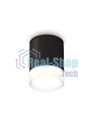 Светильник Ambrella Light XS6302064 SBK/FR/CL черный песок/белый матовый/прозрачный MR16 GU5.3 (C6302, N6241)