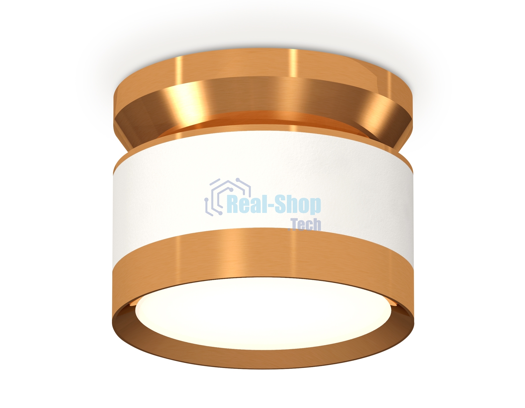 Светильник Ambrella Light XS8101060 SWH/PYG белый песок/золото желтое полированное GX53 (N8909, C8101, N8124)