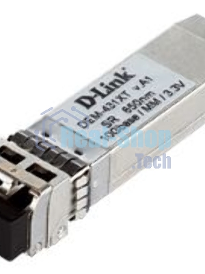 Трансивер D-Link 431XT/B1A, SFP+ Transceiver with 1 10GBase-SR port.Up to 300m, multi-mode Fiber, Duplex LC connector, Transmitting and Receiving wavelength: 850nm, 3.3V power