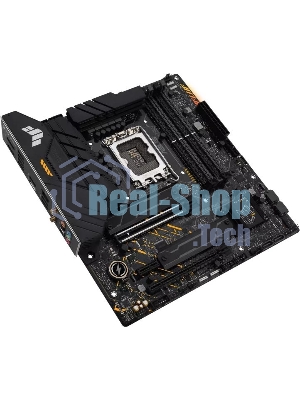 Материнская плата ASUS TUF GAMING B660M-PLUS WIFI, LGA 1700, Intel B660, 4xDDR5, 4xSATA, 2xM.2, 1xPCIe 5.0 x16, 1xPCIe 3.0 x4, 1xPCIe x1, 1xDP, 1xHDMI, 1x 2.5Gb LAN, 4xUSB-A 3.2 Gen 2, 1xUSB-A 3.2 Gen 1, 2xUSB 2.0, 1xUSB-C 3.2 Gen 2x2, 5x3.5 мм, 7.1, mATX