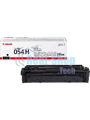 Картридж лазерный Canon 054H BK черный, увеличенной емкости для Canon i-Sensys LBP621Cw, Canon i-Sensys LBP621, Canon i-Sensys LBP623Cdw, Canon i-Sensys LBP623, Canon i-Sensys MF641Cw, Canon i-Sensys MF641, Canon i-Sensys MF643Cdw, Canon i-Sensys MF643, Canon i-Sensys MF645Cx, Canon i-Sensys MF645 3100 стр