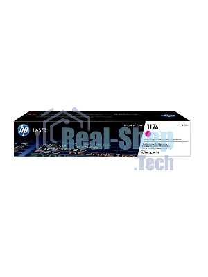 Картридж лазерный HP W2073A (HP 117A) пурпурный для HP Color Laser 150/170 700 страниц.