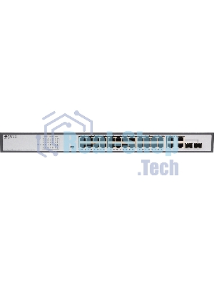 Коммутатор неуправляемый PoE ORIGO Unmanaged Switch 26x1000Base-T (24x1000Base-T PoE), 2xCombo 1000Base-T/SFP, PoE Budget 370W, Long-range PoE up to 250m, 19