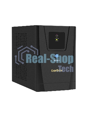 Источник бесперебойного питания ExeGate EX292802RUS SpecialPro UNB-1600.LED.AVR.2SH.3C13.USB 1600VA/950W, LED, AVR, 2*Schuko+3*C13, USB,съемн.кабель, металлический корпус, черный