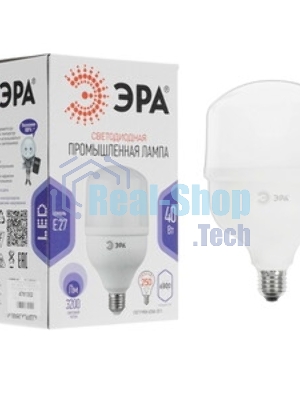 Лампа светодиодная ЭРА STD LED POWER T120-40W-4000-E27